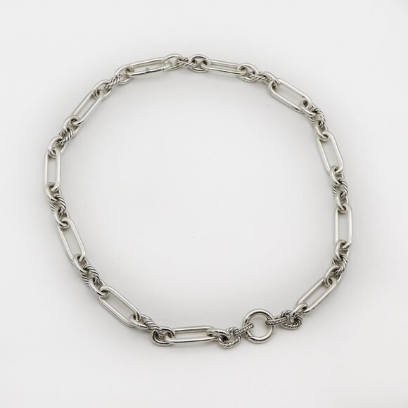 David Yurman 925 Silver David Yurman Lexington Chain Necklace - Picture 2 of 4